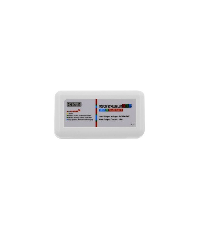 RGB kontroller uden fjernbetjening - 12V / 24V, RF trådløs, 220W
