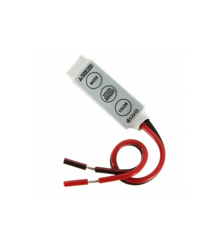 Mini RGB Controller - Til RGB 5050/3528 LED strips