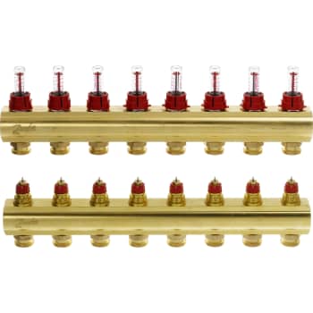 Manifold 8+8 med flowmeter