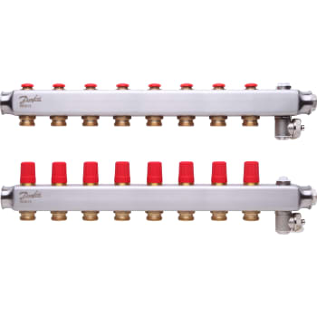 Danfoss SSM manifoldsæt 8+8 m/endestykke