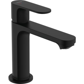 Hansgrohe Rebris E håndvaskarmatur 110 u/bv, Mat sort