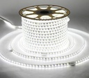 5 m. vandtæt LED strip 6000k 230V, IP67