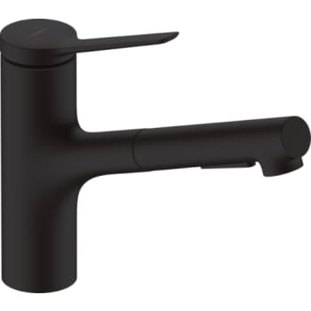 Hansgrohe Zesis M33 køkkenarmatur 150 med udtræksbruser 2jet, mat sort