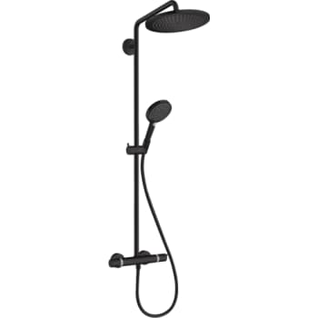 Hansgrohe Croma Select S Showerpipe 280, EcoSmart, mat sort