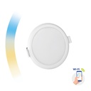 6W Led indbygnings panel Ø 112mm med Justerbar kelvin