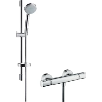 Hansgrohe Croma 100 Vario brusersæt m/Ecostat Comfort termostat, krom