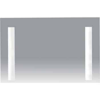 ARTE spejl 90 x 65 cm med lys, ip44 2x13w, 2 vertikale lysfelter