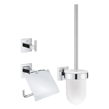 GROHE START CUBE tilbehørssæt 3dele t/badeværelse glas/metal for