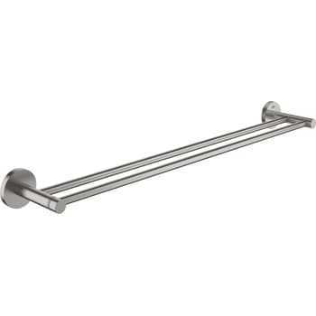 Grohe EssentialsDobbelt håndklædestang, Supersteel600mm