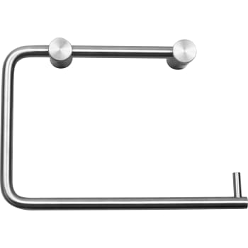 Line18 toilet rulleholder, børstet rustfrit stål (aisi 304)