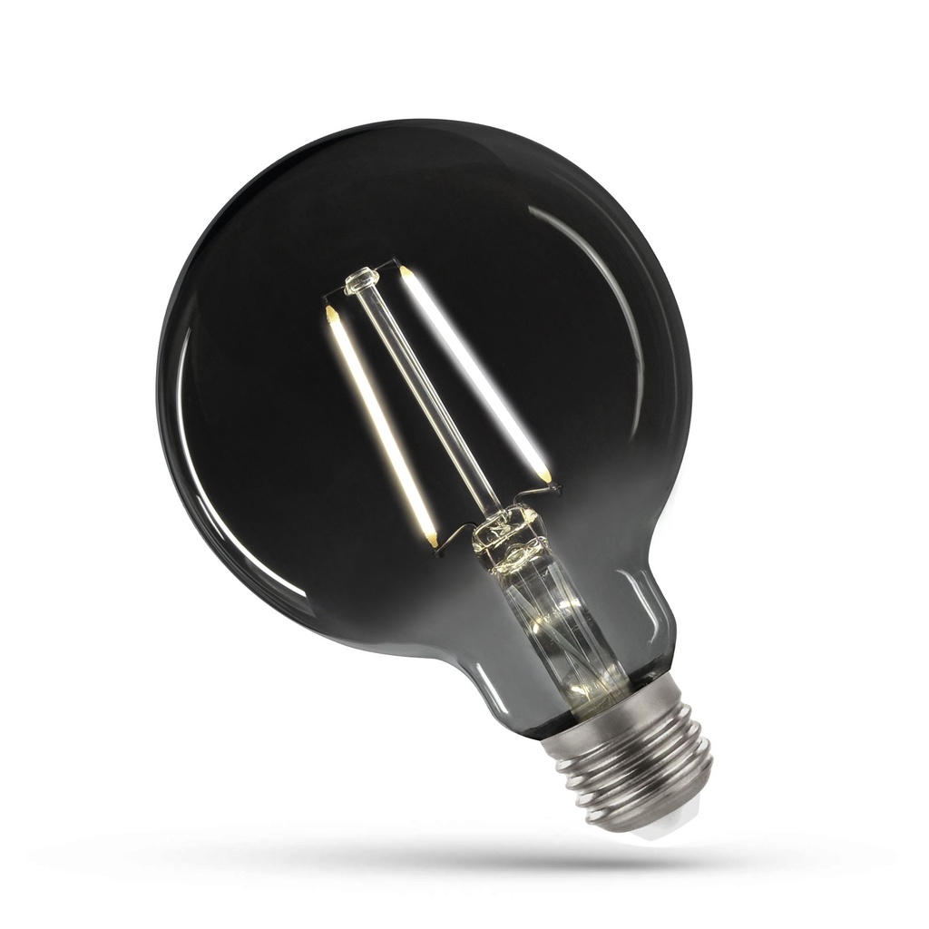 4,5W LED Globe pære E27 4000K Røgfarvet