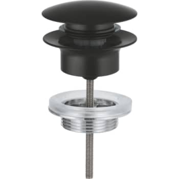 Grohe Push-Open bundventil i Mar Sort