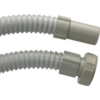 Afløbsslange 1.1/4" x 32 x 1000 mm grå
