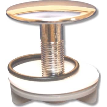 Dækplade til håndvask uden kædeholder, krom