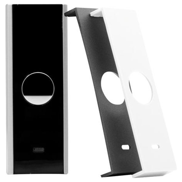 Trådløs dørtryk - Sort, hvid grå afdækninger