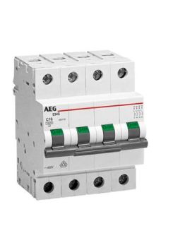 Automatsikring 3P+N 16A C 6Ka