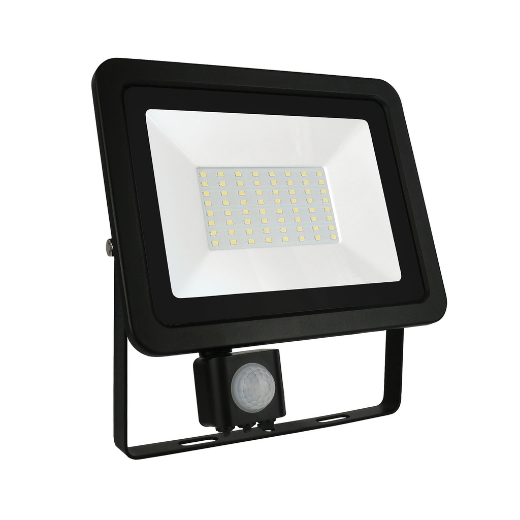 50W LED projektør m. sensor 2700K 3800 Lumen