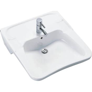 Ifö håndvask 600 x 580 mm hvid med overløb