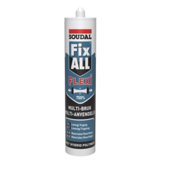 FUGEMASSE FIX ALL FLEXI GRÅ 290ML