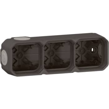 PLEXO 55 IP55 underlag 6 modul membran, antracit