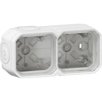 PLEXO 55 IP55 underlag 4 modul membran, hvid