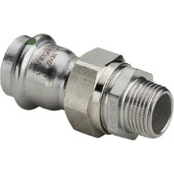 15 mm x 1/2" Union Sanpress Inox muffe/nippel