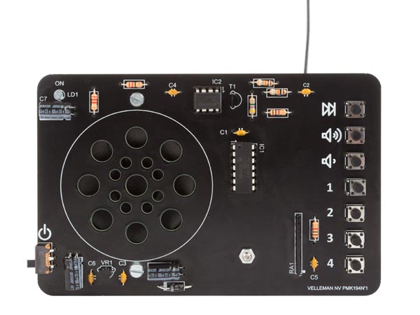 FM-radio med digital styring (loddekit)