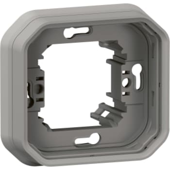 PLEXO 55 IP55 montageramme for planforsænket 2 modul grå