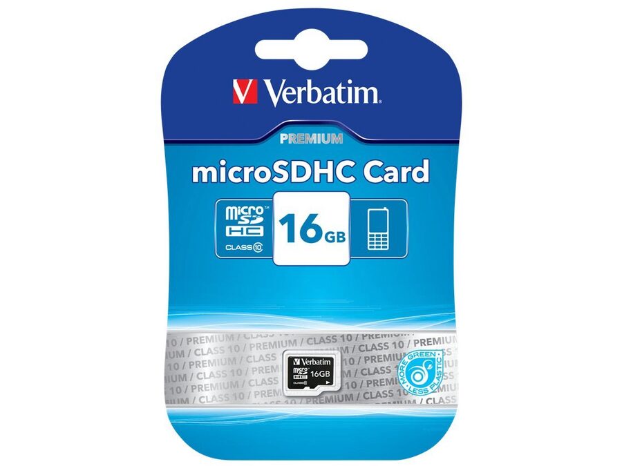 Micro SD kort - 16GB SDHC, Class 10