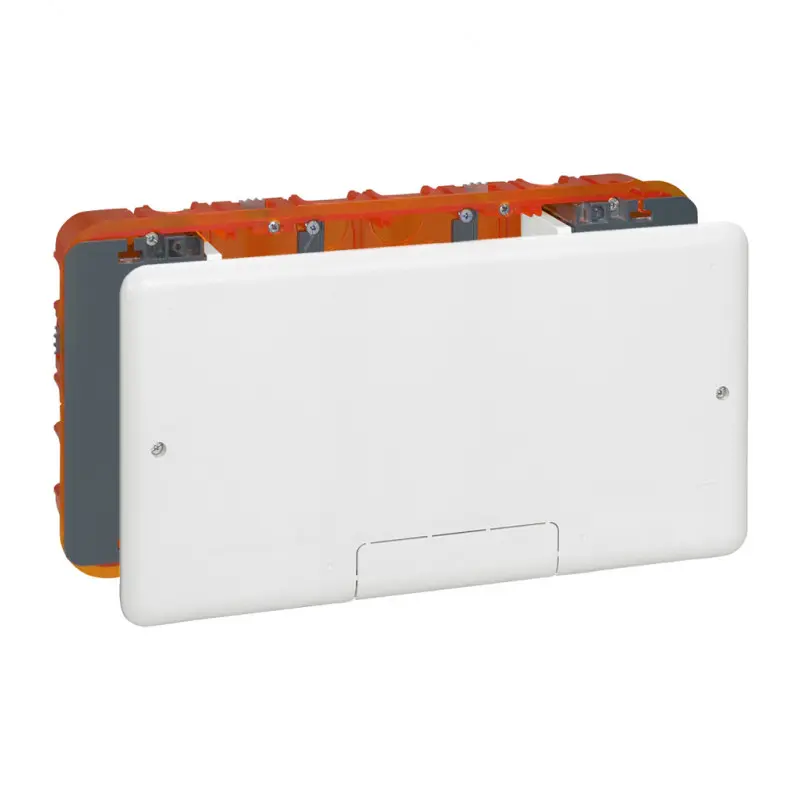 Batibox Mediabox 2x5M, hvid, 285x142x50 mm