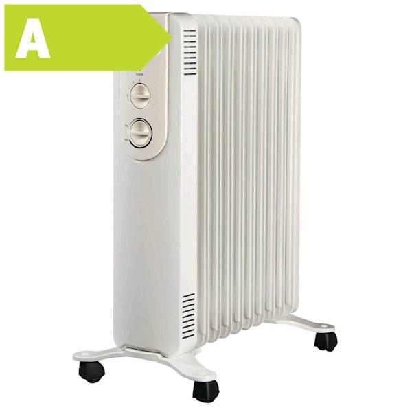 Radiator Oliefyldt NOVA 20 2000W 230V m/stikprop, på hjul