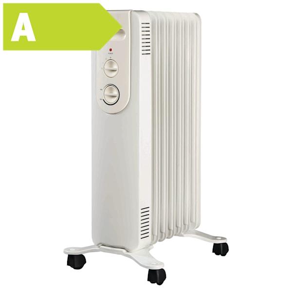 Radiator Oliefyldt NOVA 15 1500W 230V m/stikprop, på hjul