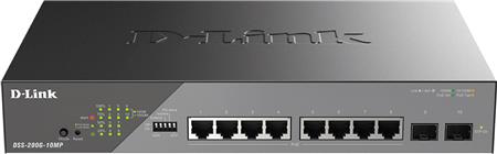 SWITCH 8X GIGABIT POE+, 2X 1G SFP