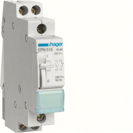 Kiprelæ 16A 250V 1sl+1brsp 230V