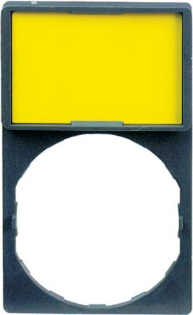 SKILT HVI/GULT U/TEKST  ZBY4101