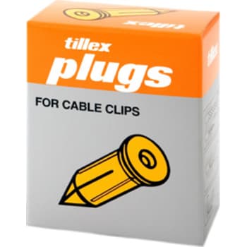 Sømplugs 5,5x25 mm gul (100)