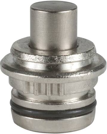 Endestophoved metal stempel