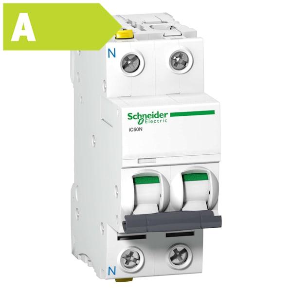 Automatsikring iC60N C 1P+N 6A 6kA