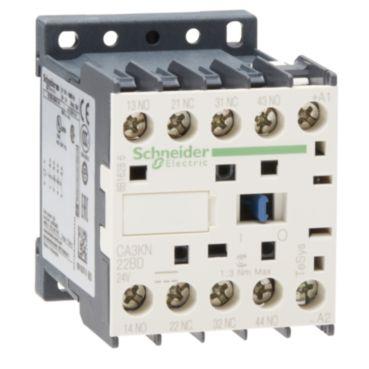 TeSys K kontrolrelæ - 2 NO + 2 NC - <= 690 V - 24 V DC standard kul