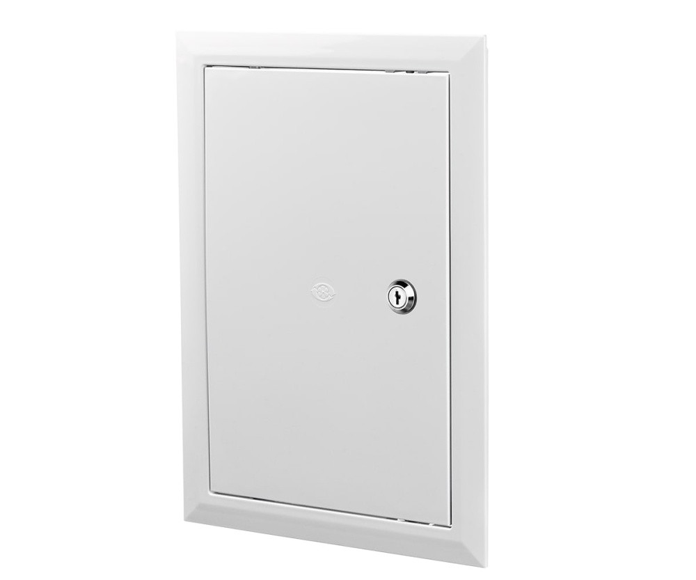 Inspektionslem IPL plast med lås 250x400 mm, hvid