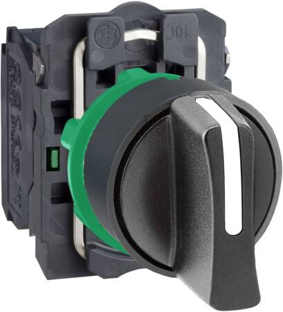 Harmony drejeafbryder komplet med 3 faste positioner 2xNO XB5AD33