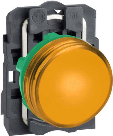 Harmony signallampe komplet med LED i orange farve og 24VAC/DC forsyning