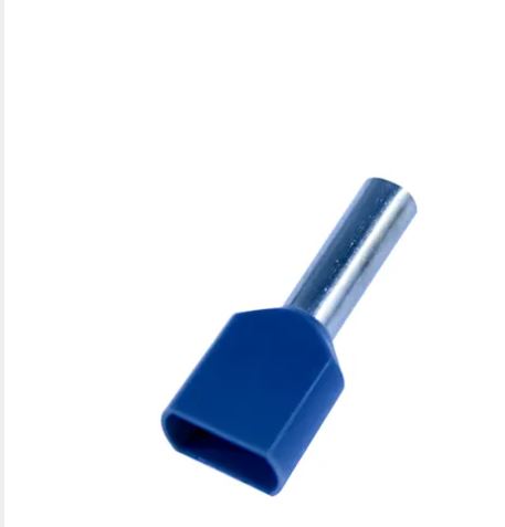 Tylle Isolerede dobbelt 2x4 mm², grå, Hi 2x4/12 (100) (W)