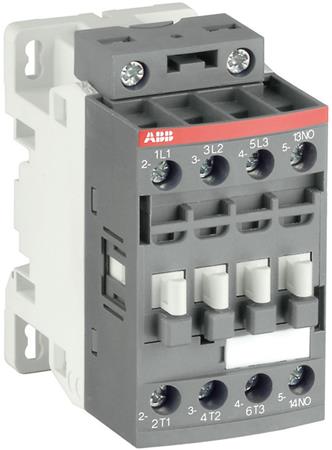 Kontaktor 3-polet 4kW 400V AC styrespænding 100-250V AC/DC hjælpekontakt 1NC skruetilslutning AF09-3