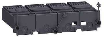 Klemmeafdækning  kort 4 polet til NSX100-250