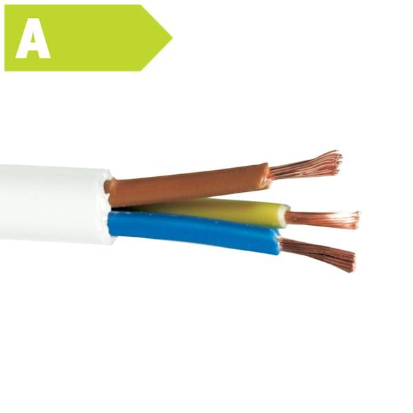 LEDNING PKAJ 3G0,75 SORT S100 H05VV-F