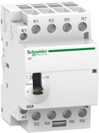 Acti9 Kontaktor iCT 63A 4NO on/off 230V 54 mm