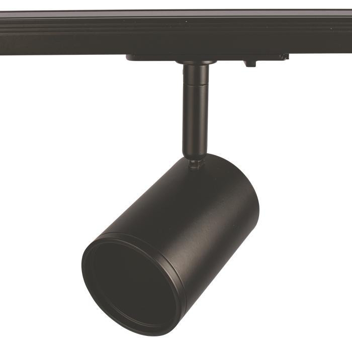 Square 1F 230V Spot rund Sort