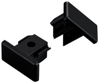 Square 1F 230V Endestykke - Sort