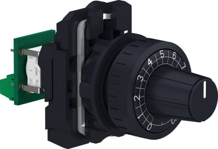 Harmony potentiometer komplet med 4,7 kOhm indbygget XB5AD912R4K7